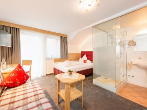 Einzelzimmer Alpin Komfort mit Glasbad