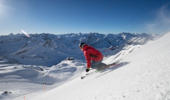 Skifahren am Nebelhorn