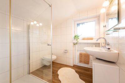 Fischers Ferienwohnung - Bad