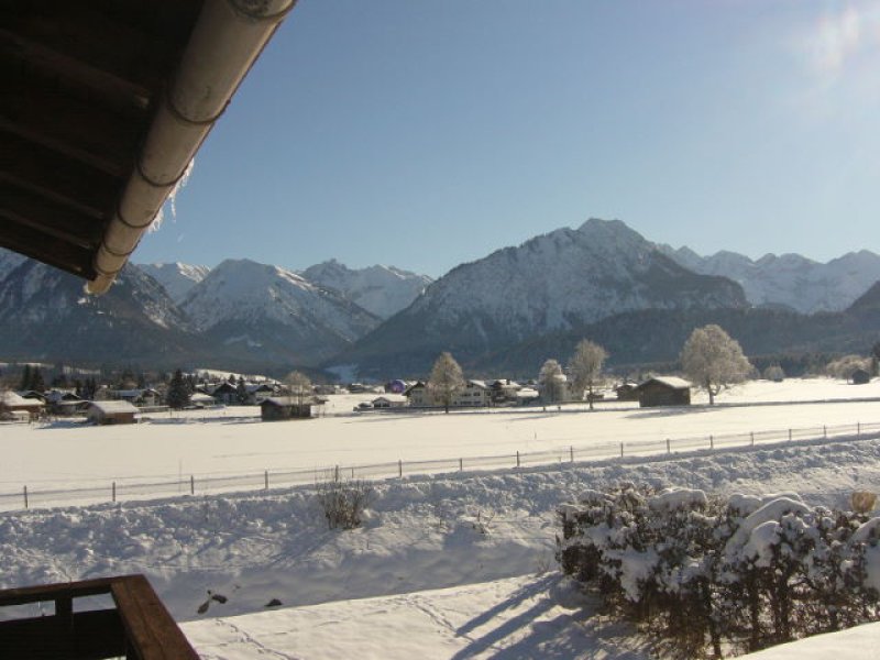 Blick vom Balkon