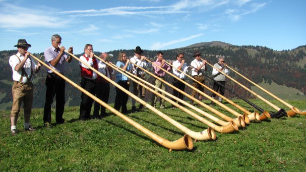 Alphorniade im Balderschwanger Tal