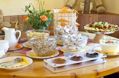 Frühstücksbuffet im Schwabenhof