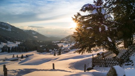©Tourismus Hörnerdörfer GmbH Allgäulichtbild Balderschwang im Winter