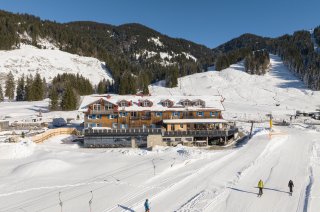 Alpengasthof Schwabenhof in Balderschwang im Winter