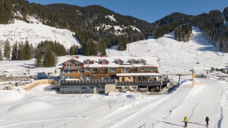 Alpengasthof Schwabenhof in Balderschwang im Winter