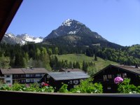 Blick vom Balkon