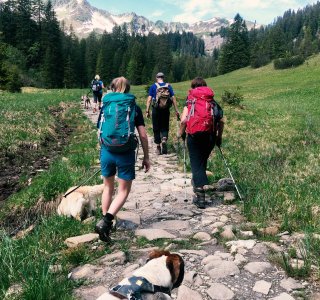 Weg zur Schwarzwasserhütte