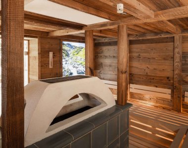 Rustikale Sauna in Samnaun