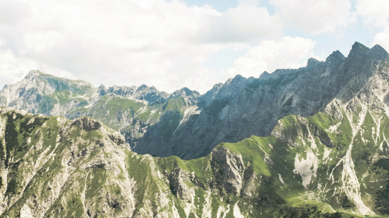 Die Allgäuer Alpen vom Rubihorn aus