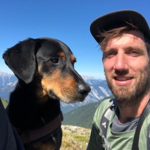 Guide Jakob mit Hund