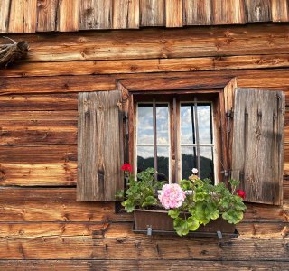 Fenster Foischingalm