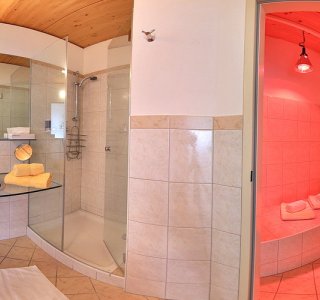 Eines unserer Hotelzimmer mit eigenem Tepidarium