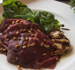 Speisen serviert in unserem Hotel im Ultental