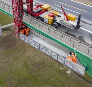 ZÜLZ SICHERHEITSNETZE, AUTOBAHNSANIERUNG, DROHNEN-LUFTBILDER360, 006