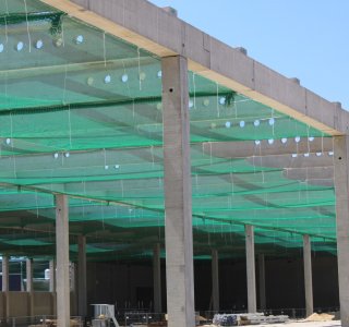 Netzmontage Baustelle