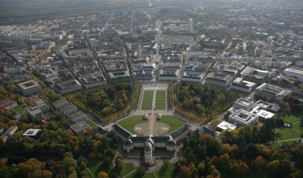 Karlsruhe Fächergrundriss © KTG Karlsruhe Tourismus GmbH