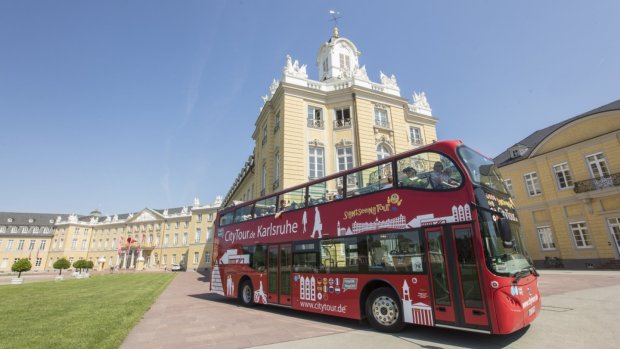 HopOn HopOff Bus Karlsruhe CityTour © KTG Karlsruhe Tourismus GmbH, Foto Andrea Fabry (92)