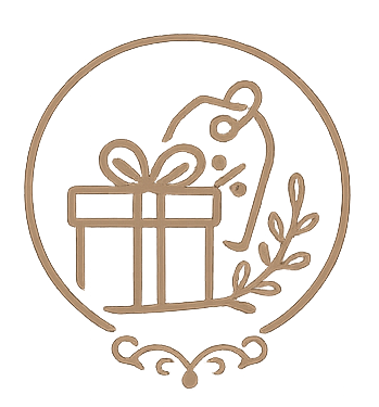 Es gibt Symbole für Entspannung, Geschenke, Wandern und Landschaft. Diese zeigen Aktivitäten und Natur. Icon Angebote