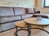 große Couch in unserer neuen Suite große Couch zum ausziehen in einer unserer neuen Suiten