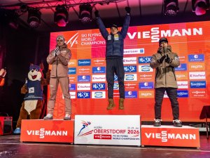 Siegerehrung Skiflug WM 2026