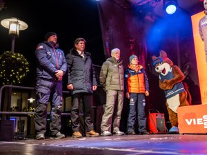 Siegerehrung Skiflug WM