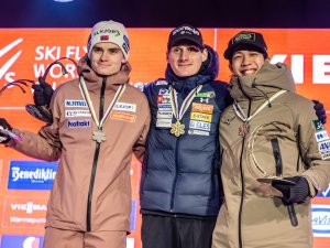 Siegerehrung Skiflug WM