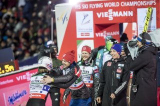 Skiflug WM Team - Weltmeister Norwegen