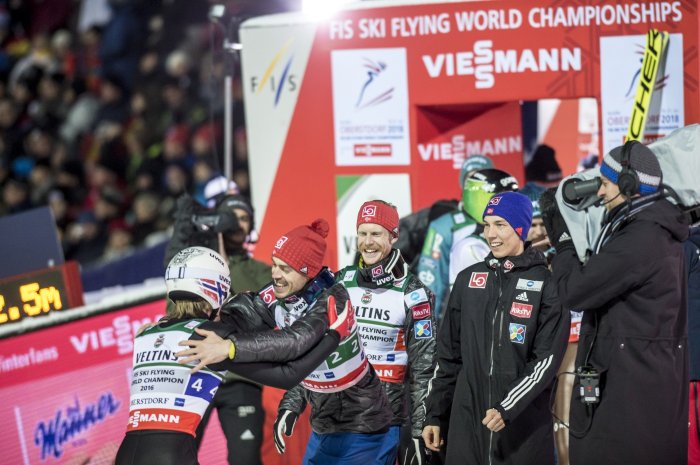 Skiflug WM Team - Weltmeister Norwegen