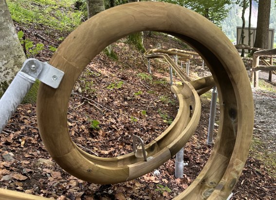 Looping in der Kugelbahn