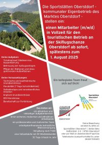Stellenanzeige Vollzeit Skiflugschanze 2025