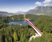 Skiflugschanze mit Blick auf Oberstdorf