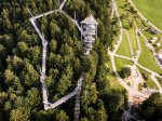 Drohnenaufnahme von der Waldwelt Skywalk Allgäu. Waldwelt Skywalk Allgäu
