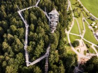 Waldwelt Skywalk Allgäu Drohnenaufnahme von der Waldwelt Skywalk Allgäu.