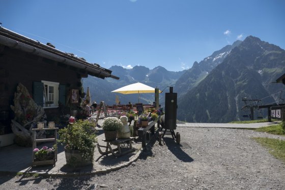 Einkehr bei der Sonna Alp