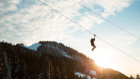 Schnell geht es runter mit dem AlpspitzKICK