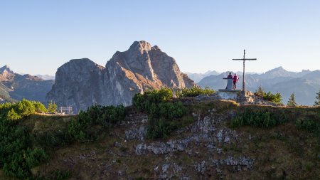 Gipfelkreuz auf dem Breitenberg