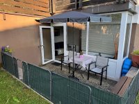 Terrasse mit Wintergarten
