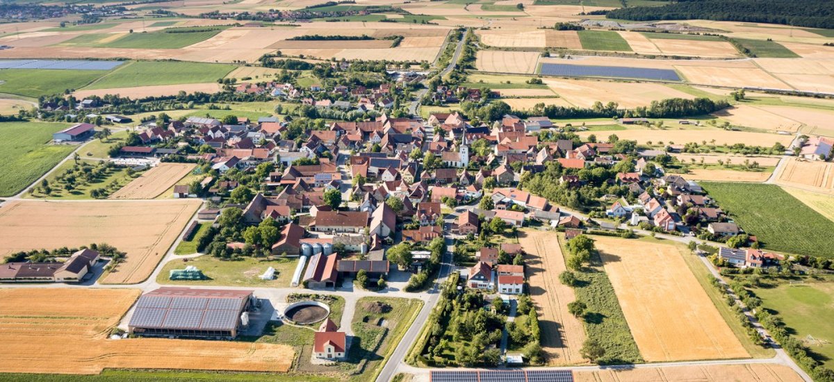 Luftaufnahme Hellmitzheim