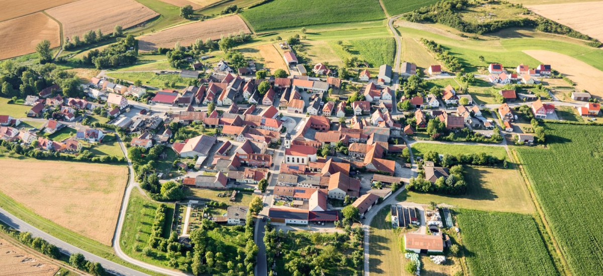 Luftaufnahme von Possenheim