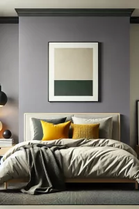 DALL·E 2024-10-16 15.21.27 - A minimalist modern bedroom with a fresh and bold design, using the specified HEX colors in a high-
