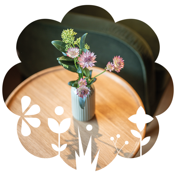 Grafiken Webseite Blumen