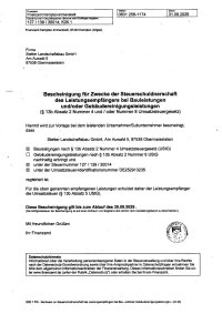 Bescheinigung Steuerschuldnerschaft §13 b bis 2029