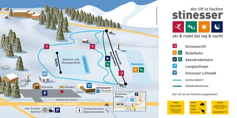 Pistenplan stinesser RZ 26