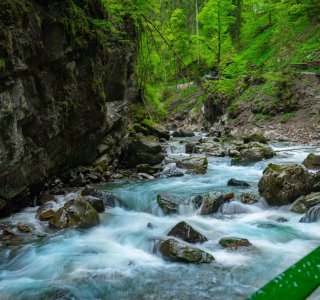 Breitachklamm im Sommer