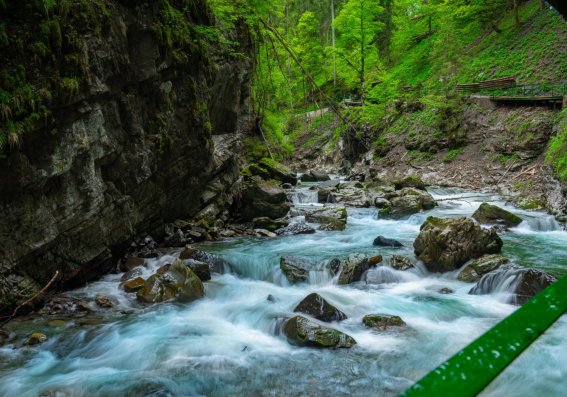 Breitachklamm im Sommer