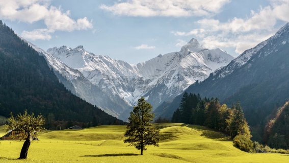 Herbstliches Trettachtal