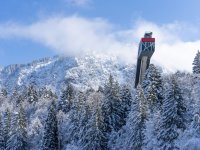 Freibergsee gehüllt in Schnee