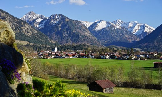 Oberstdorf im Frühling