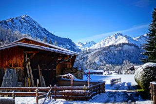 Öschlesweg im Winter
