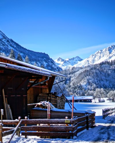 Öschlesweg im Winter